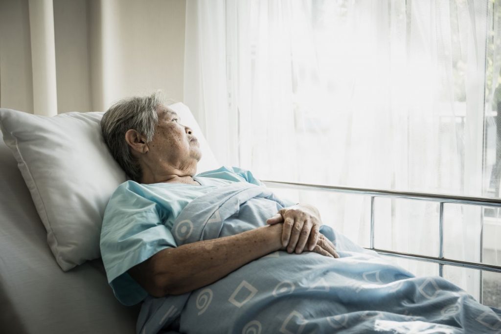 A neglected nursing home patient is likely to develop bedsores which, if left untreated, can lead to serious infections and even death