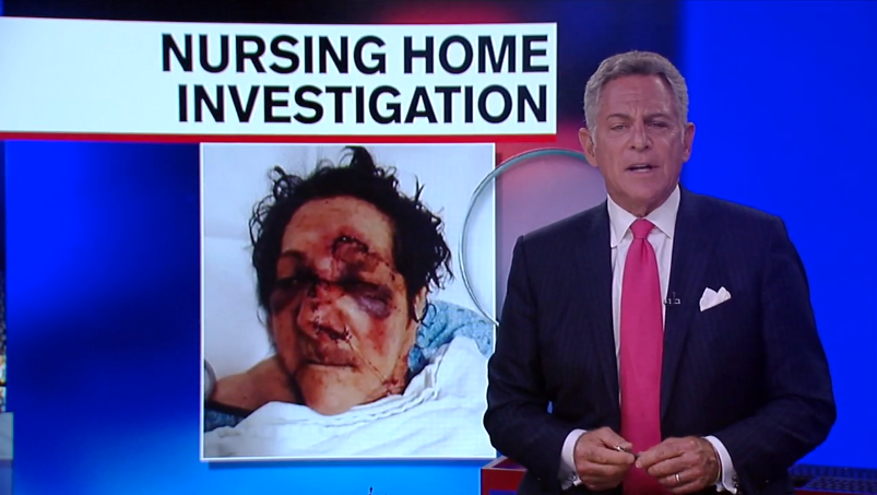 WABC-TV reports a nursing home resident was allegedly assaulted by staff
